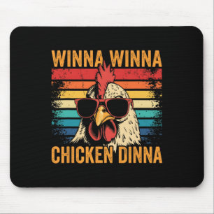 Funny Chicken Joke Hens Smallholder Homesteader Mouse Pad