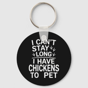 Funny Chicken Joke Sarcastic Snarky Humour Humour Key Ring