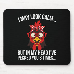 Funny Chicken Lover Chicken Owner Farm Mum Humorou Mouse Pad
