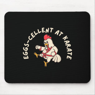 Funny Chicken Mode  Mouse Pad