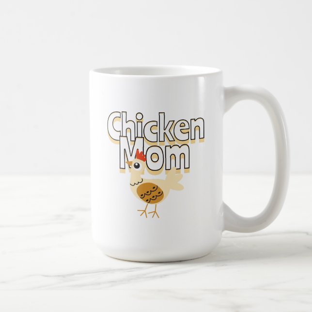 Funny Chicken Mum Coffee Mug (Right)