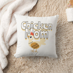 Funny Chicken Mum  Cushion