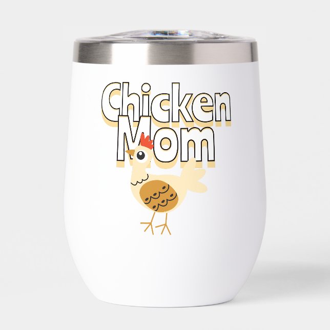 Funny Chicken Mum Personalised (Front)