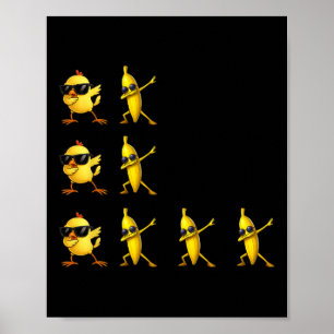 Funny Chicken Nana For Men Women Teens Kids  Poster