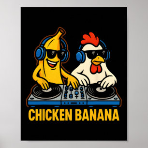 Funny Chicken Nana Men Women Kids Design _1  Poster