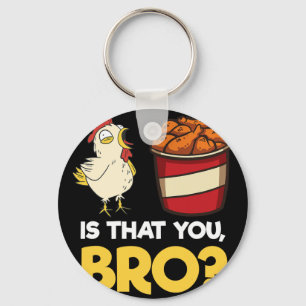 Funny Chicken Nugget Meme Shirt Fast Food Is That Key Ring