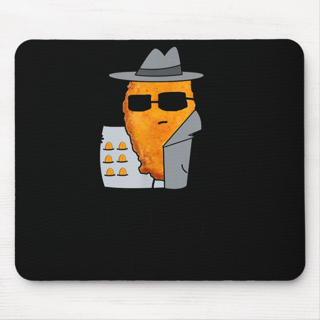 Funny Chicken Nuggets - Nugs Not Drugs  Mouse Pad (Front)