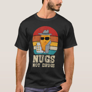 Funny Chicken Nuggets - Nugs Not Drugs Vintage T-Shirt