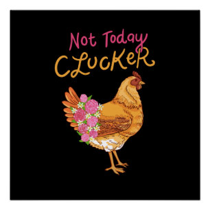 Funny Chicken Poster