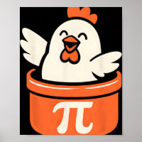 Funny Chicken Pot Pi Day Pie Math Lover 
