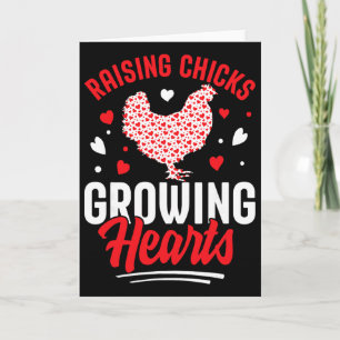 Funny Chicken Raising Design For Ckyard Poultry Lo Card