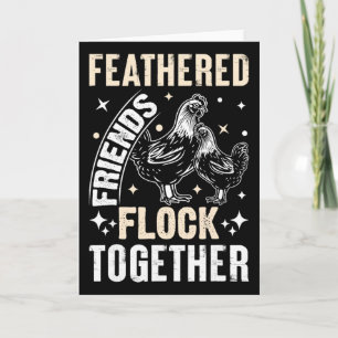 Funny Chicken Raising Design For Ckyard Poultry Lo Card