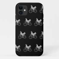 Funny Chicken Riding Bike Cyclist Cute Animal Love