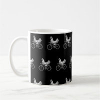 Funny Chicken Riding Bike Cyclist Cute Animal Love