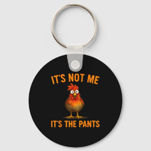 Funny Chicken Silly Farm Animal Humor Gift For Men Key Ring