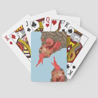 Funny Chicken Upside Down Playing Cards