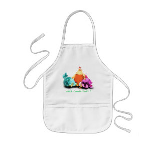 Funny Chickens Waiting Egg To Hatch - Custom Text  Kids Apron