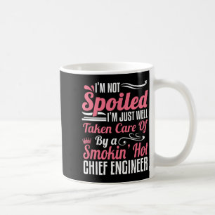 Funny Chief Engineer Wife Girlfriend Maritime Vale Coffee Mug