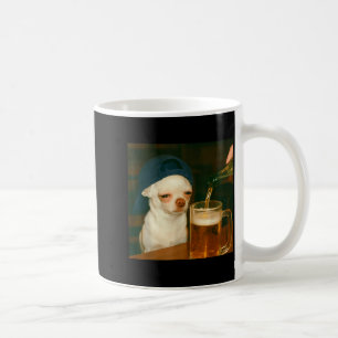 Funny Chihuahua Beer Meme Dog Reaction Humor Funny Coffee Mug
