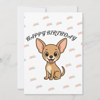 Funny Chihuahua Birthday Card