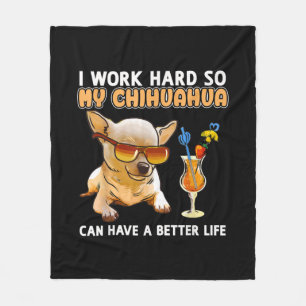 Funny Chihuahua Chihuahua Lover Gifts Fleece Blanket