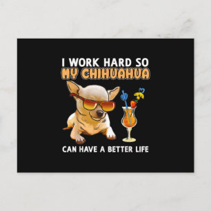 Funny Chihuahua Chihuahua Lover Gifts Holiday Postcard