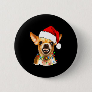 Funny Chihuahua Christmas Shirt For Dog Lovers Wom 6 Cm Round Badge