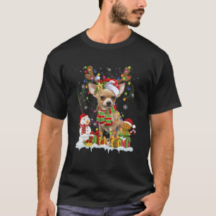 Funny Chihuahua Christmas Ugly Sweater Dog Santa H
