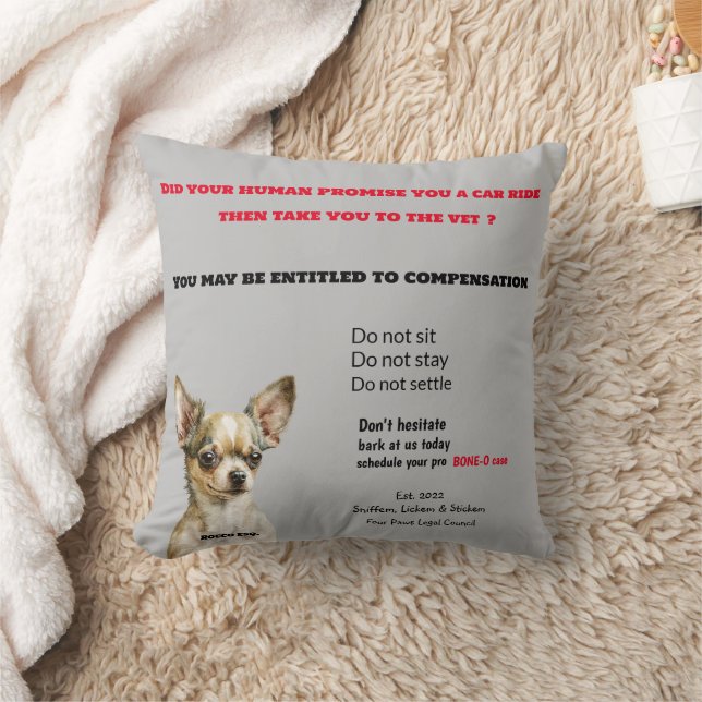 Funny Chihuahua Cushion (Blanket)