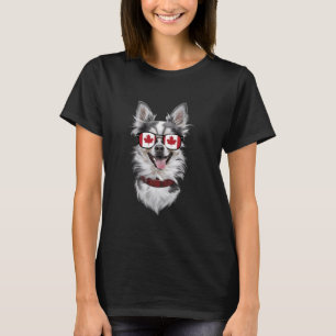 Funny Chihuahua Dog Canada Flag For Women Men Kids T-Shirt