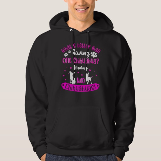 Funny Chihuahua Dog Idea Hoodie (Front)