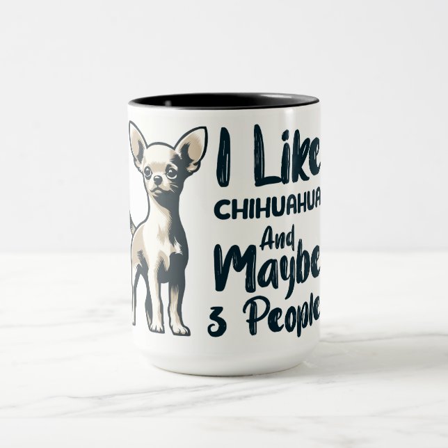 Funny Chihuahua Dog Mug (Center)