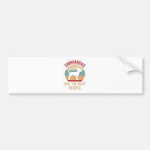 Funny Chihuahua Dogs Gift Bumper Sticker