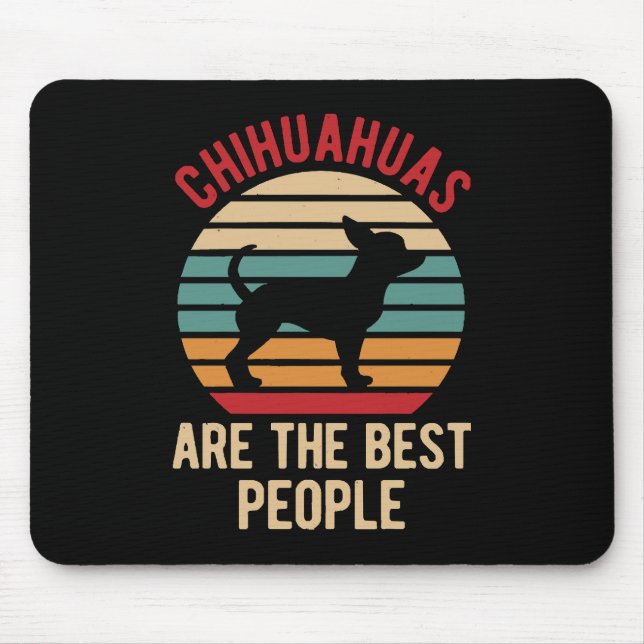 Funny Chihuahua Dogs Gift Mouse Pad (Front)