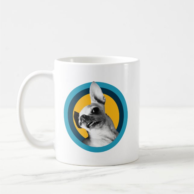 Funny Chihuahua - “Duh Dog” Coffee Mug (Left)