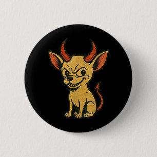 Funny Chihuahua Halloween Dog 6 Cm Round Badge