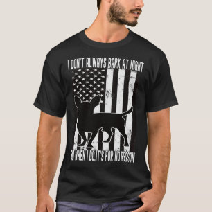 Funny Chihuahua I Don T Always Bark At Night Chris T-Shirt