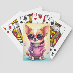 Funny Chihuahua Kawaii Dog Playing Cards
