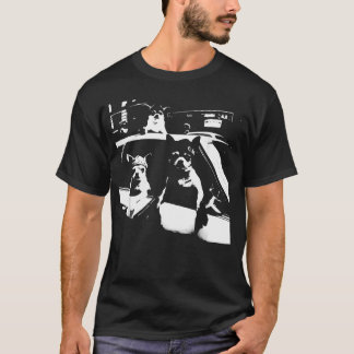 Funny Chihuahua Meme Gangster Dog Driving T-Shirt