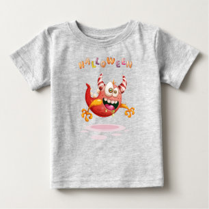 Funny Childish Halloween Monster Toddler Baby T-Sh Baby T-Shirt