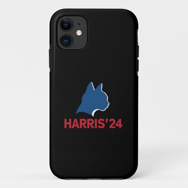 Funny Childless Cat Lady For Quote 2024 Case-Mate iPhone Case (Back)