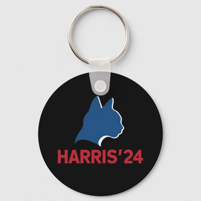 Funny Childless Cat Lady For Quote 2024 Key Ring (Front)