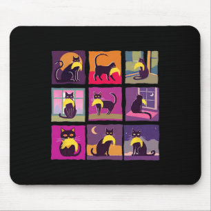 Funny Childless Cat Lady With Trump Hair Mouse Pad