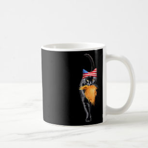 Funny Childless Cat Lady With Trump Hair Vote Kama Coffee Mug