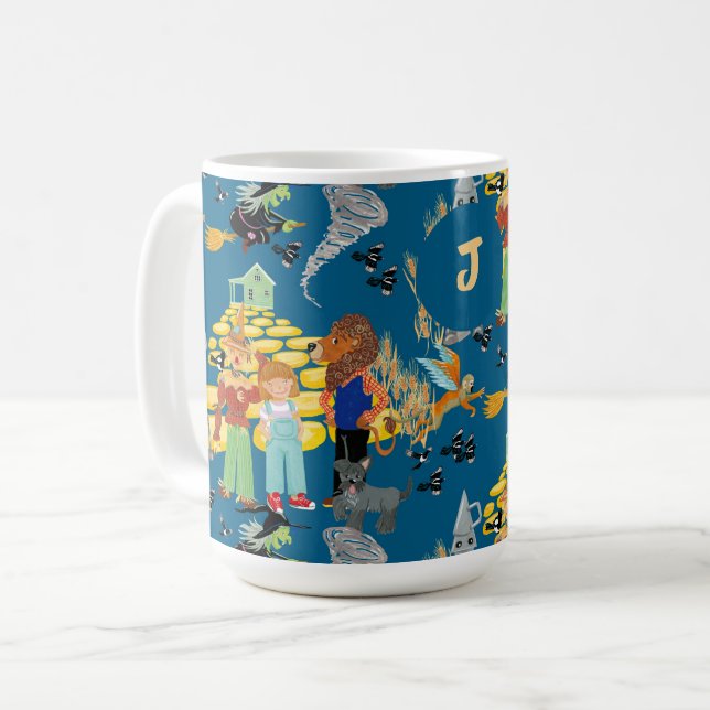 Funny children's characters coffee mug (Front Left)