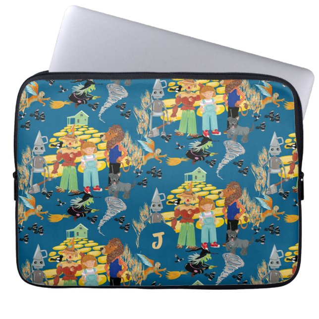 Funny children's characters laptop sleeve (Front)