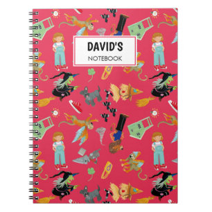 Funny children's characters notebook