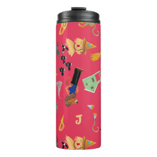 Funny children's characters thermal tumbler