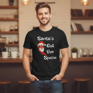 Funny Chili Pepper Christmas Tri-Blend Shirt