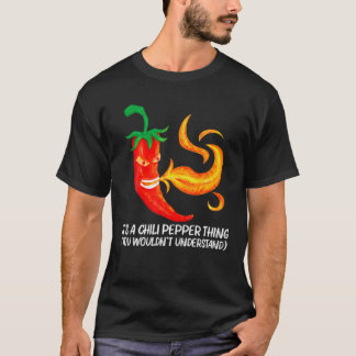 Funny Chili Pepper For Men Women Red Spicy Flaming T-Shirt
